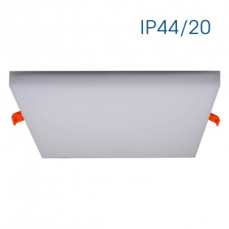 VIVALUX LED panel hranatý 36W-4000K-3600Lm-IP44-Bílý-čtvercový VIV004285