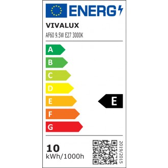 VIVALUX LED žárovka E27-Filament-AF60-9.5W-3000K VIV004175