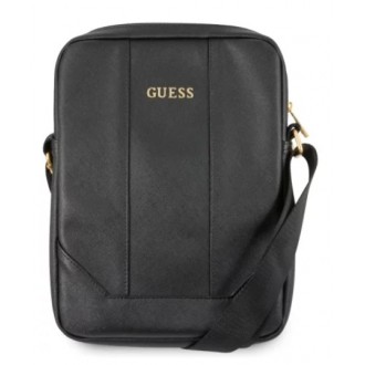 Taška na tablet Guess Saffiano Look 10" černá