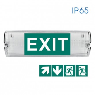 VIVALUX Nouzové LED svítidlo "EXIT" 3,5W-3,6V-IP65-CASTOR VIV004116