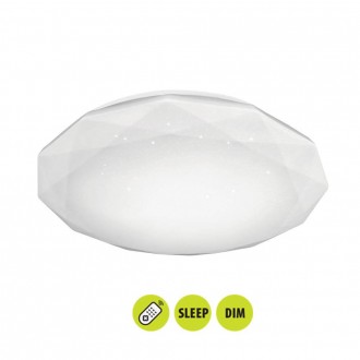 LED svítidlo s dálkovým ovladačem 36W-3000-6400K-IP20- JEWEL VIV004289