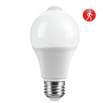 VIVALUX LED žárovka s pohybovým senzorem E27-7W-4000K-600lm VIV004245