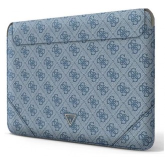 Guess pouzdro 16" modré logo 4G Uptown Triangle