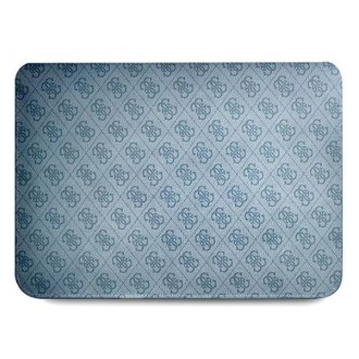 Guess pouzdro 16" modré logo 4G Uptown Triangle