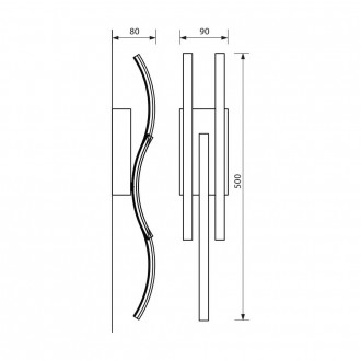 VIVALUX LED stropní svítidlo 21W-1000lm-4000K-WAVE LED VIV004402