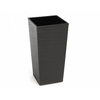 Obal na květináč plastový FINEZIA PROUTÍ vysoký 30x30x57 cm