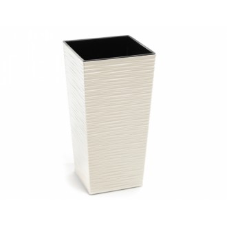 Obal na květináč plastový FINEZIA PROUTÍ vysoký 30x30x57 cm