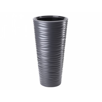Obal na květináč plastový SAHARA SLIM vysoký 30x56 cm