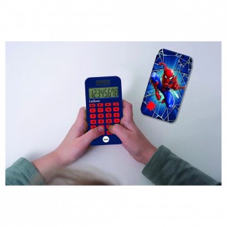 Kapesní kalkulačka Spider-Man s ochranným krytem