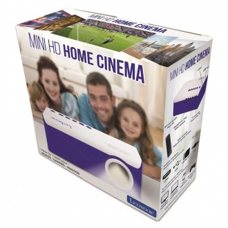 Mini domácí kino - projektor pro sledování filmů, obrázků a her