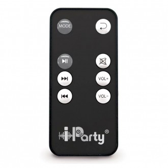 Bezdrátový karaoke Audio System iParty se světelnými efekty a mikrofonem