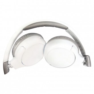 Skládací sluchátka bílá Bluetooth