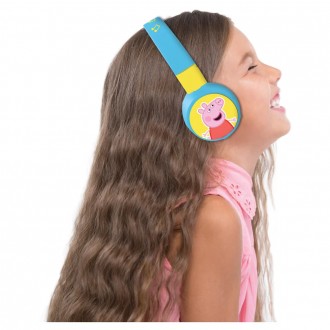 Skládací sluchátka Prasátko Peppa Bluetooth