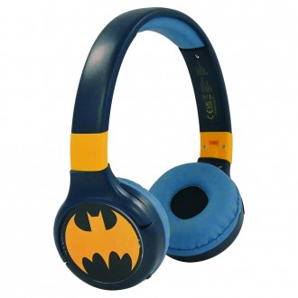 Skládací bezdrátová Bluetooth sluchátka Batman