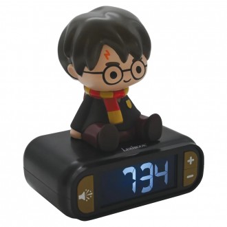 Dětský budík Harry Potter s nočním osvětlením