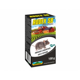 Rodenticid RODEX SB měkká návnada 150g