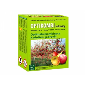 Přípravek OPTIKOMBI na jádroviny 3x1,2g+10+100ml