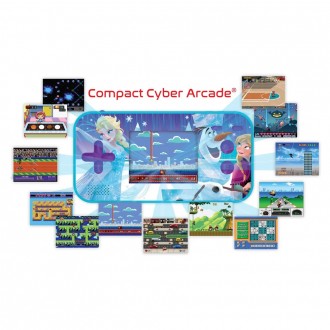 Herní konzole Compact Cyber Arcade Disney Frozen s obrazovkou 2,5" - 150 her