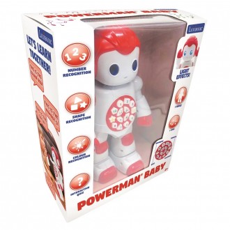 Mluvící robot Powerman First se světelnými efekty