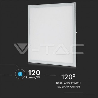 V-TAC LED panel 60X60 stropní 36W - 120Lm/W - A++ barevná teplota (К): studená bílá / 6400K VT-6136