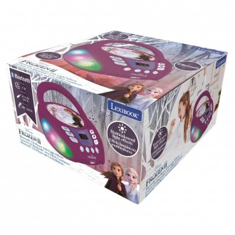 Přenosný Bluetooth CD přehrávač Disney Frozen se světelnými efekty