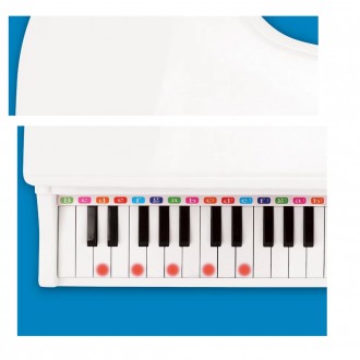 Mini elektronický klavír s mikrofonem