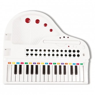 Mini elektronický klavír s mikrofonem