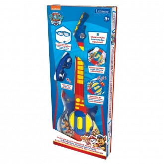 Elektronická kytara Tlapková patrola s brýlemi s mikrofonem