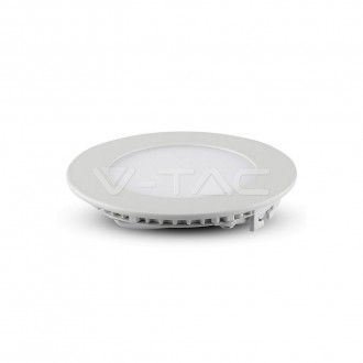 V-TAC LED panel stropní 3W-IP20-vestavný kulatý-bílý Barevná teplota (К): studená bílá SKU6294