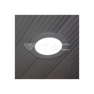 V-TAC LED panel stropní 3W-IP20-vestavný kulatý-bílý Barevná teplota (К): studená bílá SKU6294