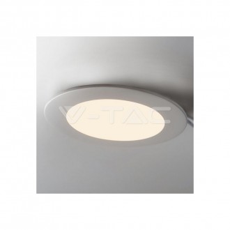 V-TAC LED panel stropní 3W-IP20-vestavný kulatý-bílý Barevná teplota (К): studená bílá SKU6294
