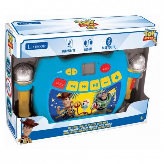 Reproduktor karaoke Disney Toy Story se 2 mikrofony