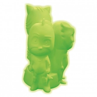 Designové noční světlo LED 3D PJ Masks 20 cm