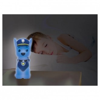 Designové noční světlo LED Tlapková Patrola Chase 13 cm