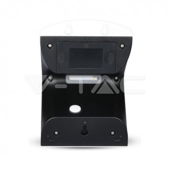 V-TAC LED solární nástěnné svítidlo s pohybovým senzorem-3W-IP65-VT-768-bílé SKU7523