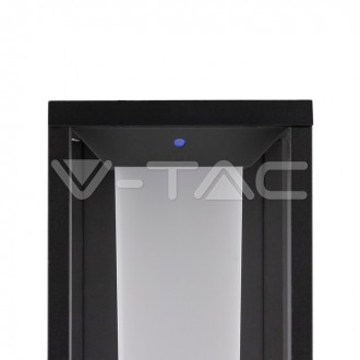LED solární nástěnné svítidlo-2W-3000K-IP65-VT-77-šedé-V-TAC SKU784