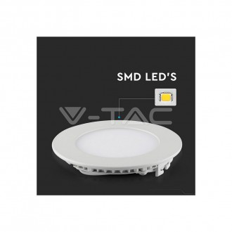 V-TAC LED panel stropní 30W - IP20 -podhledový - kulatý Barevná teplota (К): Neutrální bílá 4000K SKU6428