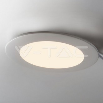 V-TAC LED panel podhledový kulatý 22W-IP20-bílý Barevná teplota (К): Neutrální bílá 4000K SKU6423