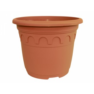 Květník ROMA plastový terakota d20x15cm 3l