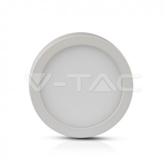 V-TAC LED panel stropní 18W-IP20-přisazený kulatý Barevná teplota (К): Neutrální bílá 4000K SKU4917