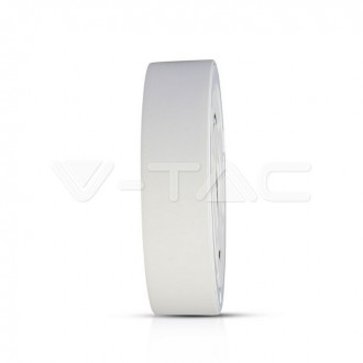 V-TAC LED panel stropní 18W-IP20-přisazený kulatý Barevná teplota (К): Neutrální bílá 4000K SKU4917