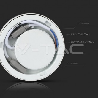 V-TAC LED panel stropní 18W-IP20-přisazený kulatý Barevná teplota (К): Neutrální bílá 4000K SKU4917