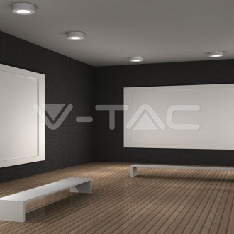 V-TAC LED panel stropní 18W-IP20-přisazený kulatý Barevná teplota (К): Neutrální bílá 4000K SKU4917