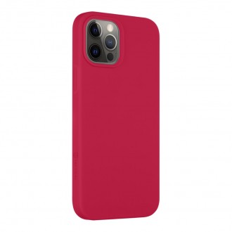 Tactical Velvet Smoothie Kryt pro Apple iPhone 12 Pro Max Sangria