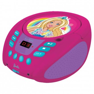 Přenosný CD přehrávač Barbie