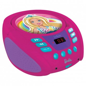 Přenosný CD přehrávač Barbie