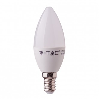 V-TAC LED žárovka E14, 7W, SAMSUNG CHIP C37 Barevná teplota (К): Studená bílá 6400K SKU113