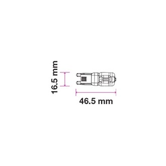 V-TAC LED žárovka G9- 2.5W-200LM -SAMSUNG CHIP-VT-203 Barevná teplota (К): Studená bílá 6400K SKU245