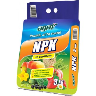 Hnojivo NPK AGRO 3 kg