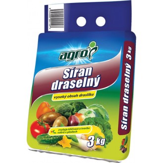 Hnojivo Síran draselný AGRO 3 kg